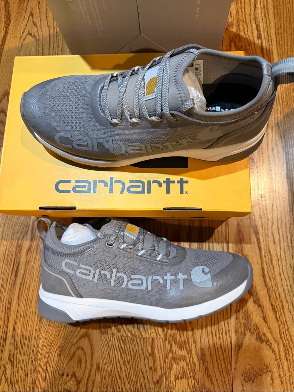 Carhartt Men's Gray Casual Work Sneakers with White Midsole
